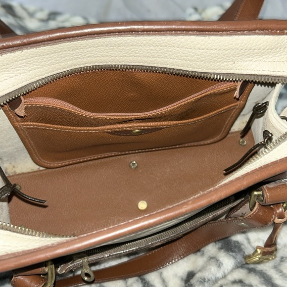 VINTAGE Dooney& Bourke Burgundy Brown Tmoro Exotic Leather Shoulder Bag  rare 💼 - Picture 5 of 5